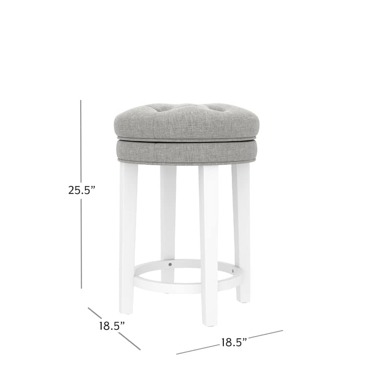 Hillsdale Krauss Wood Backless Counter Height Swivel Stool