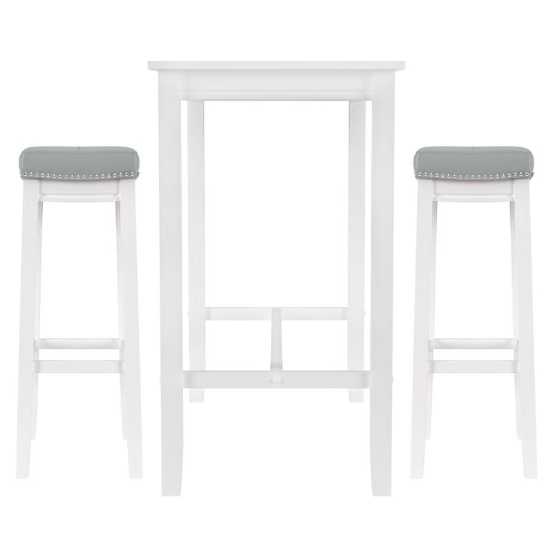 Linon Bridgeport 3-Piece Bar Dining Set