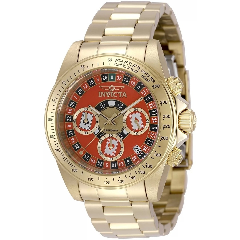 Invicta Men's 50496 Speedway Quartz VD53 Red Dial Watch