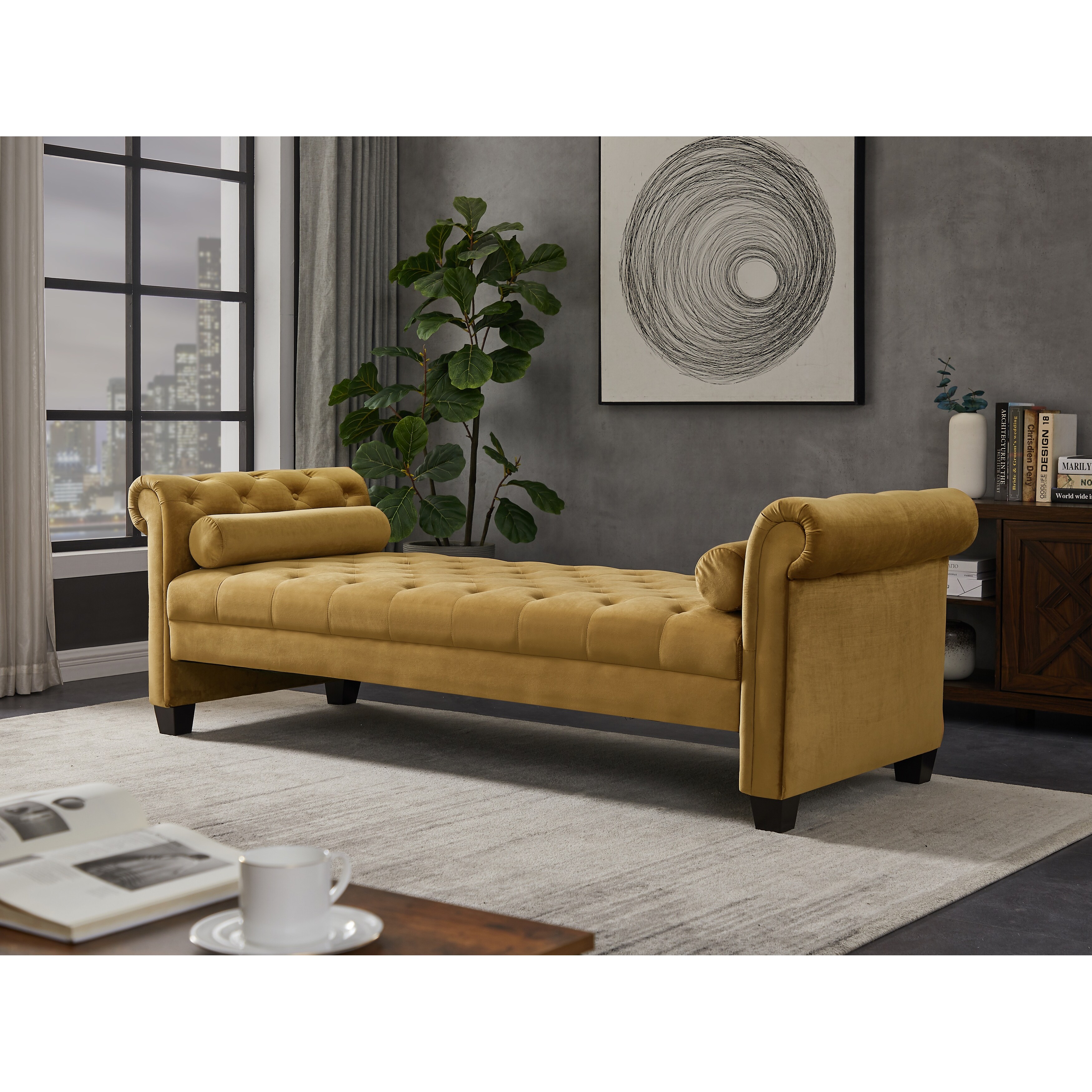 https://ak1.ostkcdn.com/images/products/is/images/direct/f923675960d587884031dcd737eddf30361d762b/Rectangular-Large-Sofa-Stool%2C-Tufted-Cushions-and-Armrest%2C-flannel-and-sofa-are-supported-by-solid-wood%2C-Wooden-frame.jpg