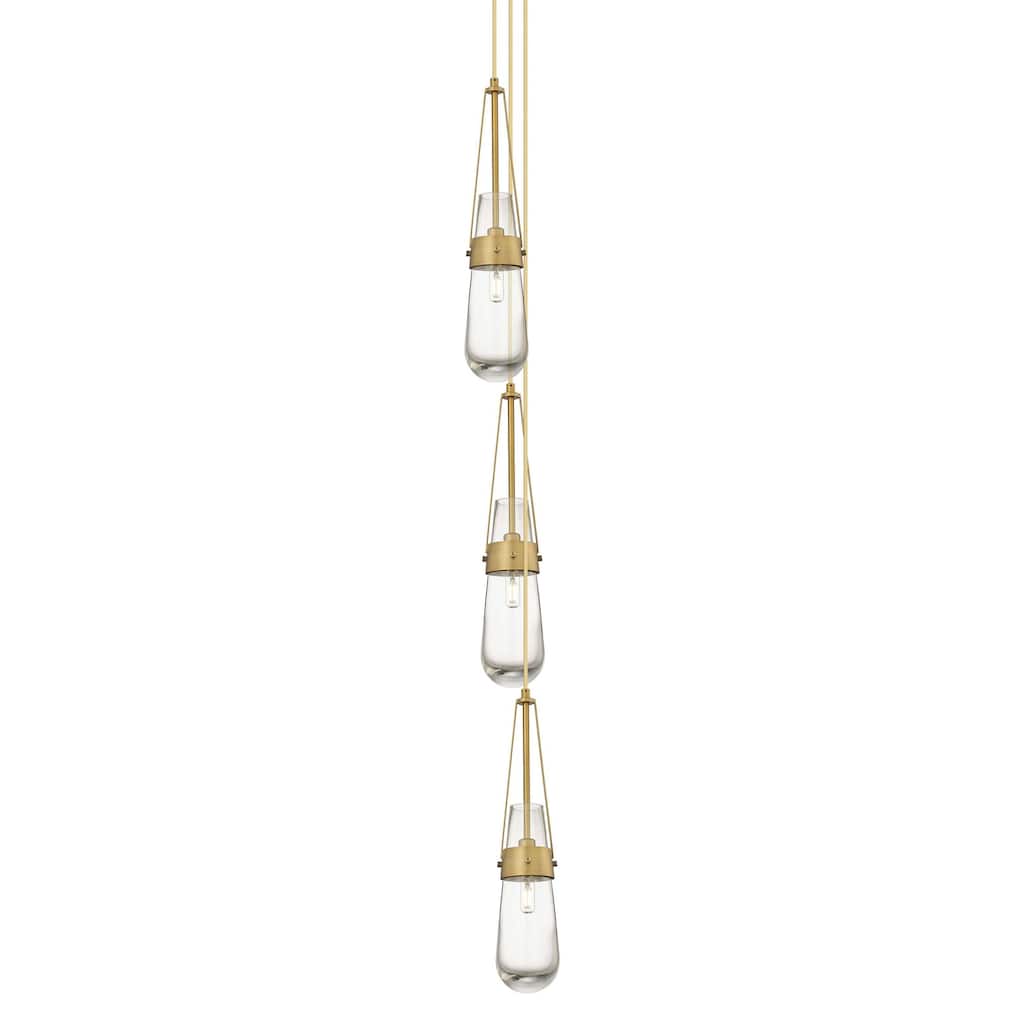 Innovations Lighting 103-452-1P-21-7 Milan Pendant Milan 3 Light 7"