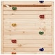 preview thumbnail 22 of 21, vidaXL Swing Set Outdoor Backyard Wooden Playground Equipment for Kids Age 3-8