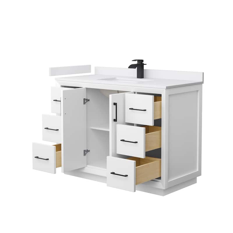 Wyndham Collection WCF414148S-VCA-UNSMXX Strada 48" Free Standing