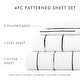 preview thumbnail 5 of 3, Becky Cameron Distressed Field Stripe Pattern 4 Piece Deep Pocket Bed Sheets Set