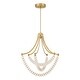 preview thumbnail 2 of 4, Minka Lavery 5646-L Pearl 30" Wide Abstract Chandelier