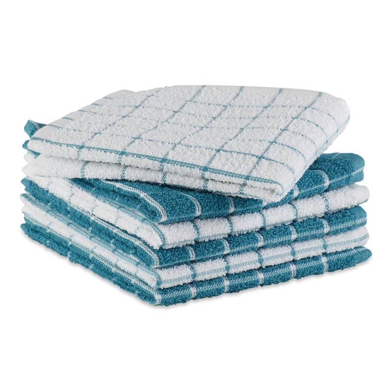 DII Artichoke Combo Windowpane Dishcloth (Set of 6)