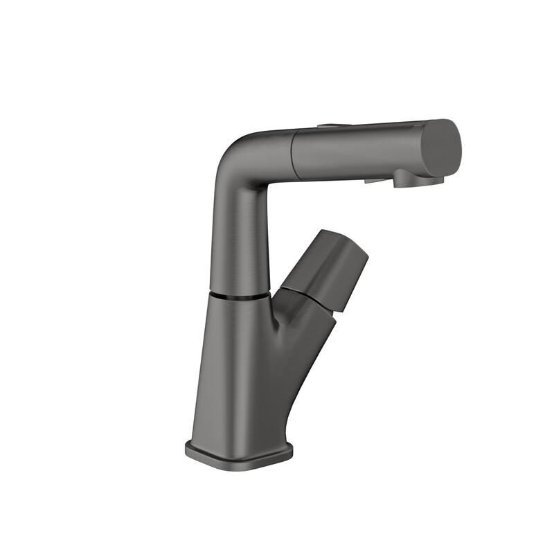 Pull-Down Swivel Basin Faucet Bathroom Sink Faucet with Three Water Modes