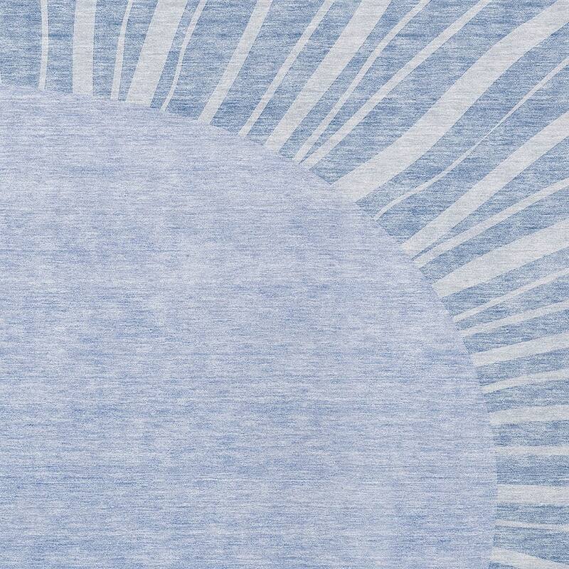 HomeRoots Abstract Transitional Rectangle Outdoor Rug
