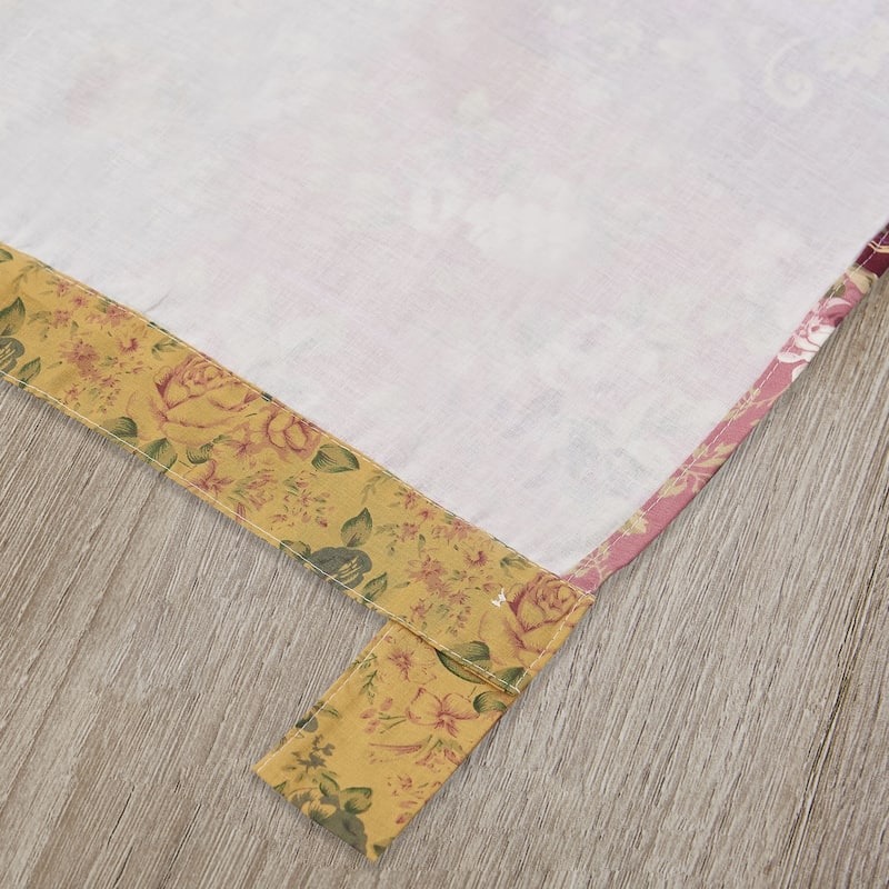 Greenland Home Fashions Antique Chic Authentic Patchwork Cotton Curtain Panels (Set of 2)