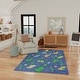 preview thumbnail 6 of 7, Nourison Imagination Indoor only Cute Dinosaurs Blue Graphic Area Rug