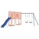 preview thumbnail 2 of 16, vidaXL Swing Set Outdoor Backyard Wooden Playground Equipment for Kids Age 3-8