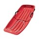 preview thumbnail 3 of 2, Classic Toboggan 34-Inch Snow Sled, Up To 2 Riders, Brakes, Kids 4 and Up, - 6.9 Height Red