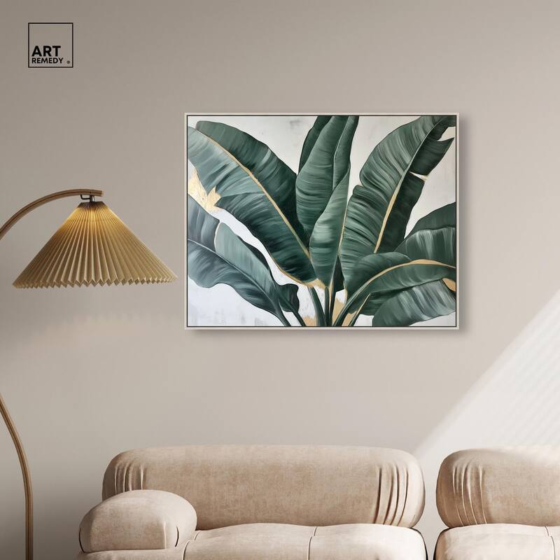 Jungle Jewel Jade II Canvas by Art Remedy