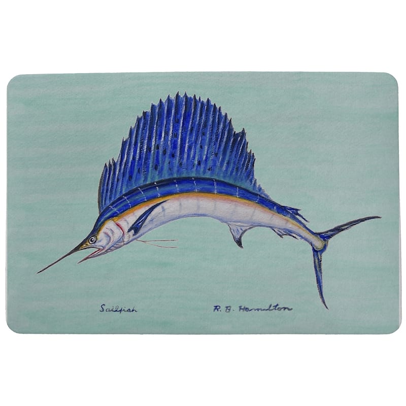 Sailfish Door Mat 18x26
