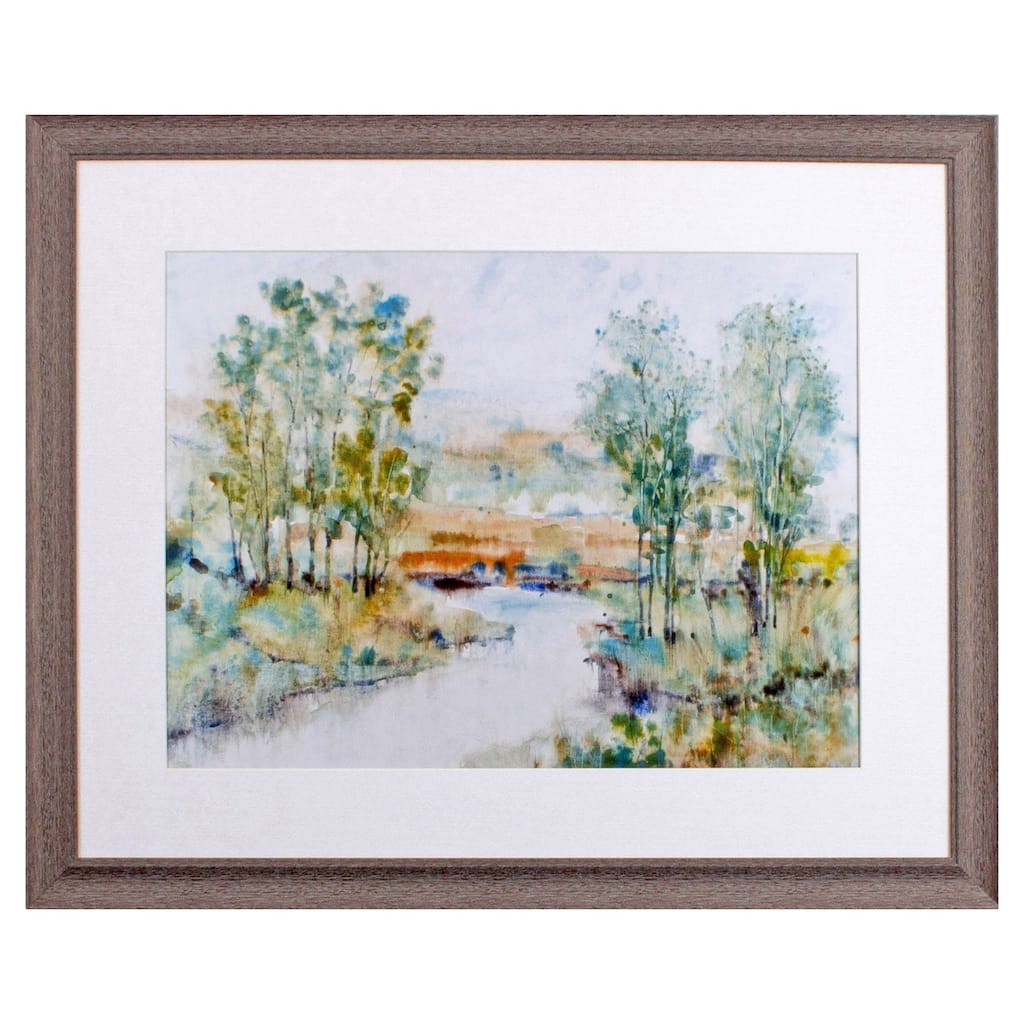 Propac Images Trees on the Creek II Wall Art - Blue