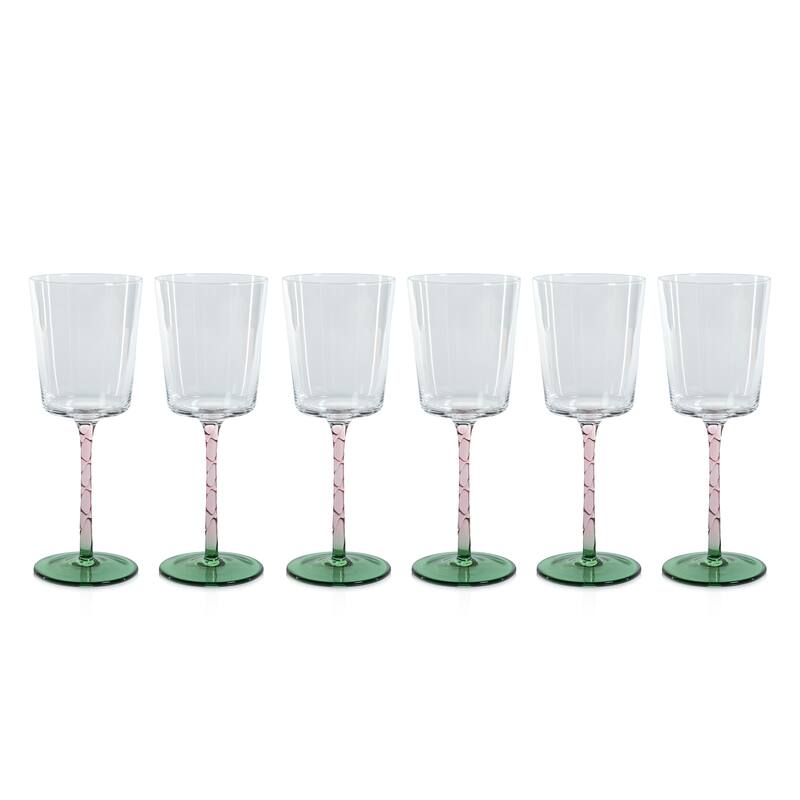 Sachi White Wine Glasses, Set of 6