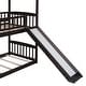 preview thumbnail 7 of 6, Twin Bunk Bed with 3 Drawers, Slide, Staircase, and Safety Guardrails