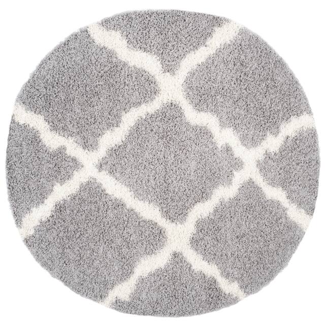 SAFAVIEH Dallas Shag Giusy Trellis 1.5-inch Thick Rug