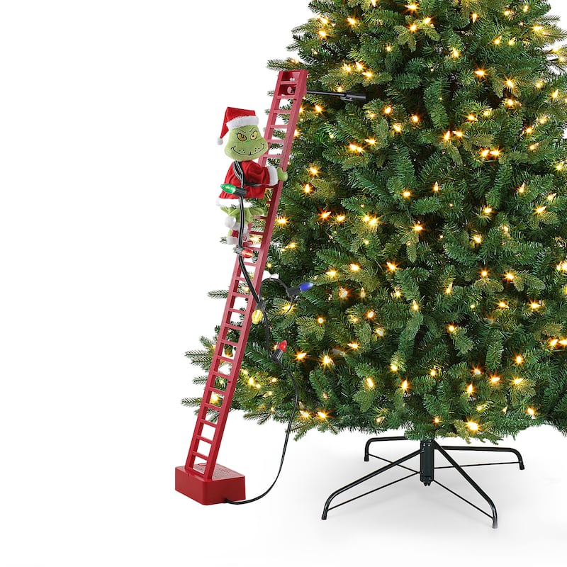 43 in. Animated Ladder Climbing Grinch