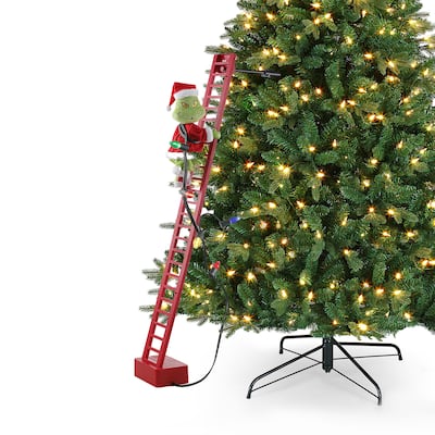 43 in. Animated Ladder Climbing Grinch