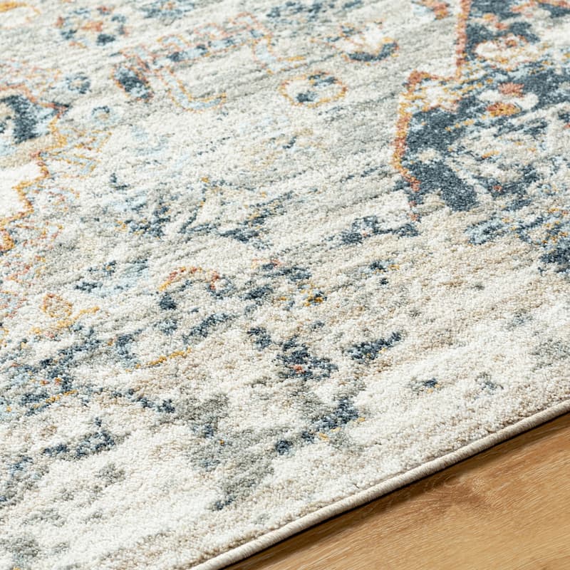 Livabliss Traditional Beckham Diamond Area Rug