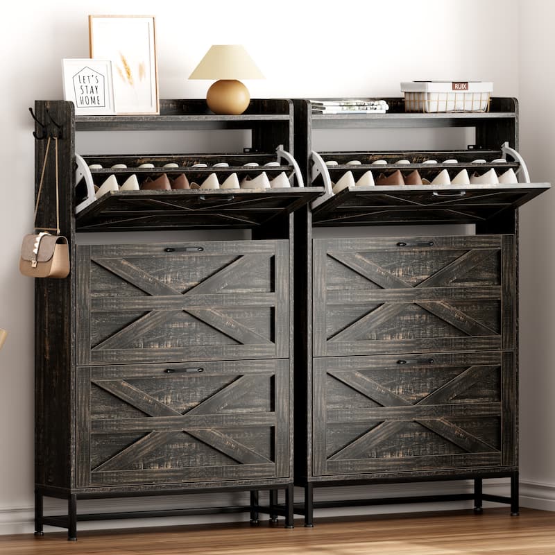 Shoe Cabinet, Entry Home Shoe Cabinet, Entrance Balcony Storage Cabinet, Large Capacity Shoe Rack