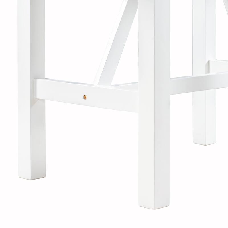 3PCS Drop Leaf Dining Table Set
