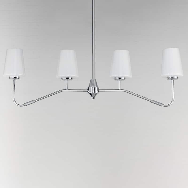 Maxim 12697WT Durham 4 Light 5" Wide Linear Pendant