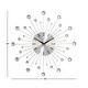 preview thumbnail 16 of 68, Gold / Copper / or Silver Iron Metal Starburst Sun Glam Wall Clock