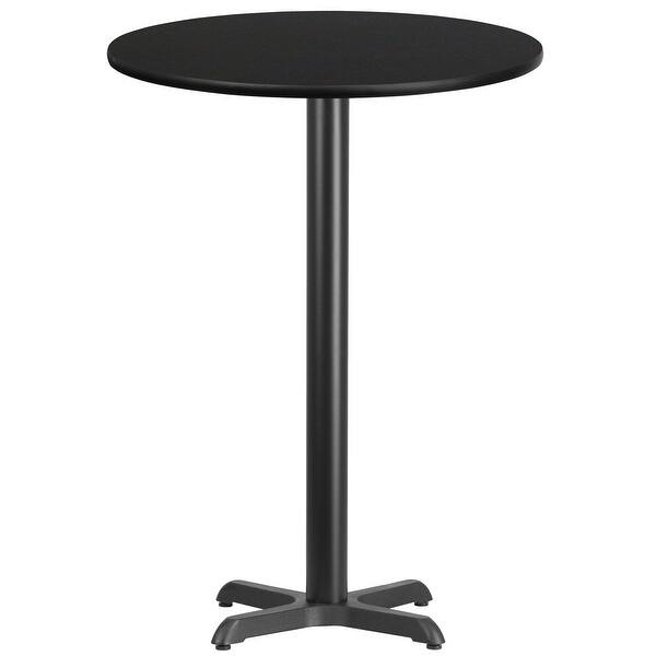Shop 30 Round Laminate Table Top With 22 X 22 Bar Height Table Base On Sale Overstock 10605530