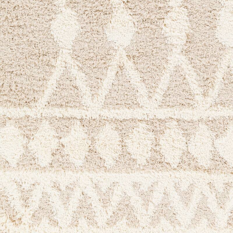 Livabliss Barbery Moroccan Border Plush Area Rug
