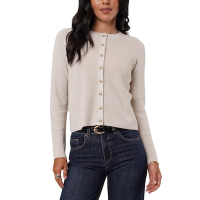 Cyrus Waffle-Knit Cardigan