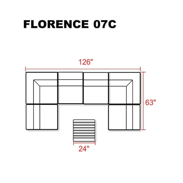Florence Wicker 7piece Patio Sectional Set Bed Bath & Beyond 21943722