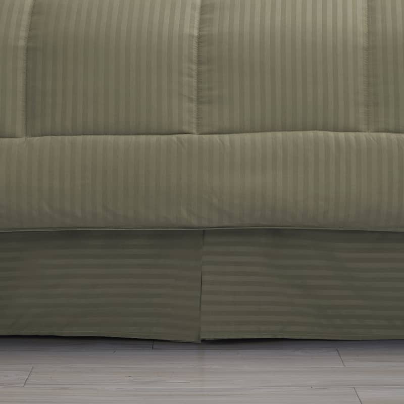 Soft Dobby 8-piece Striped Down Alternative Bed-in-a-Bag Set w/ Sheets