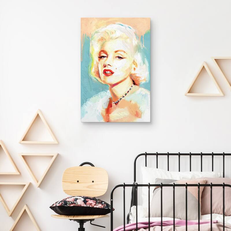 Norma Jeane by Studio Arts Canvas Art Print