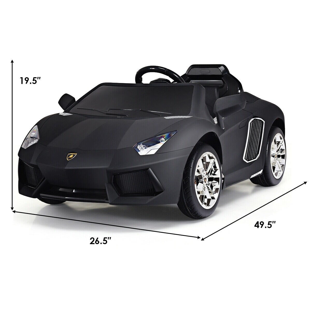 lamborghini aventador ride on remote control car