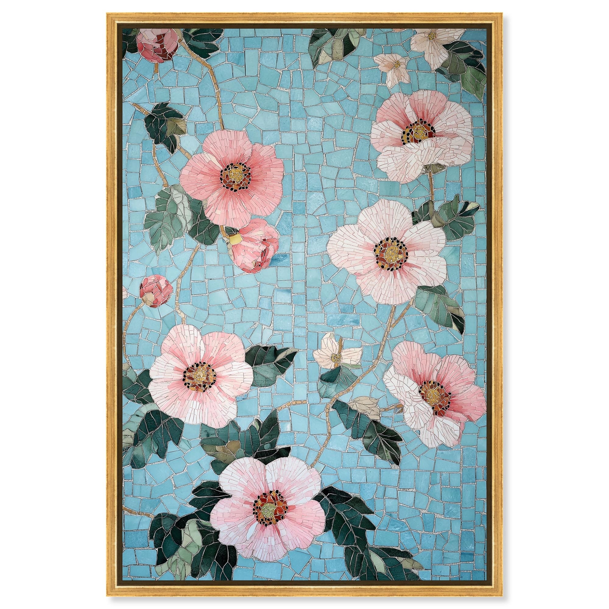 Memory of a Roman Villa II Floral Art Canvas Print by Art Remedy