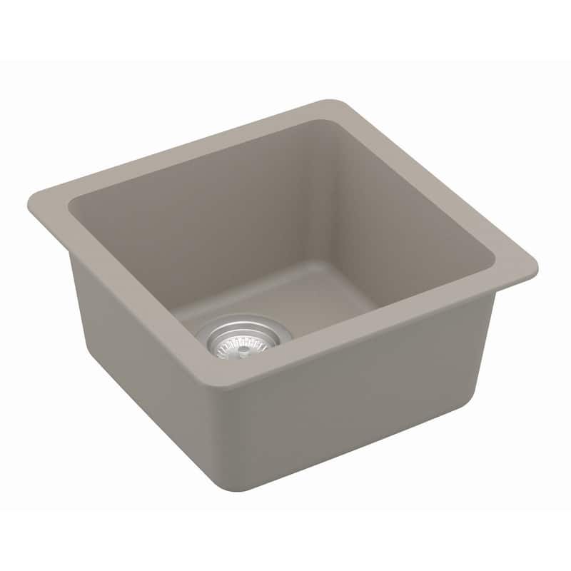 Karran Undermount Quartz Bar Single Bowl Sink