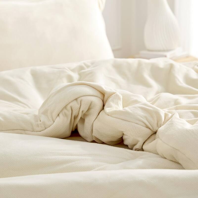 Love Thick® - So Smooth Coma Inducer Oversized Comforter Set - Custard Cream