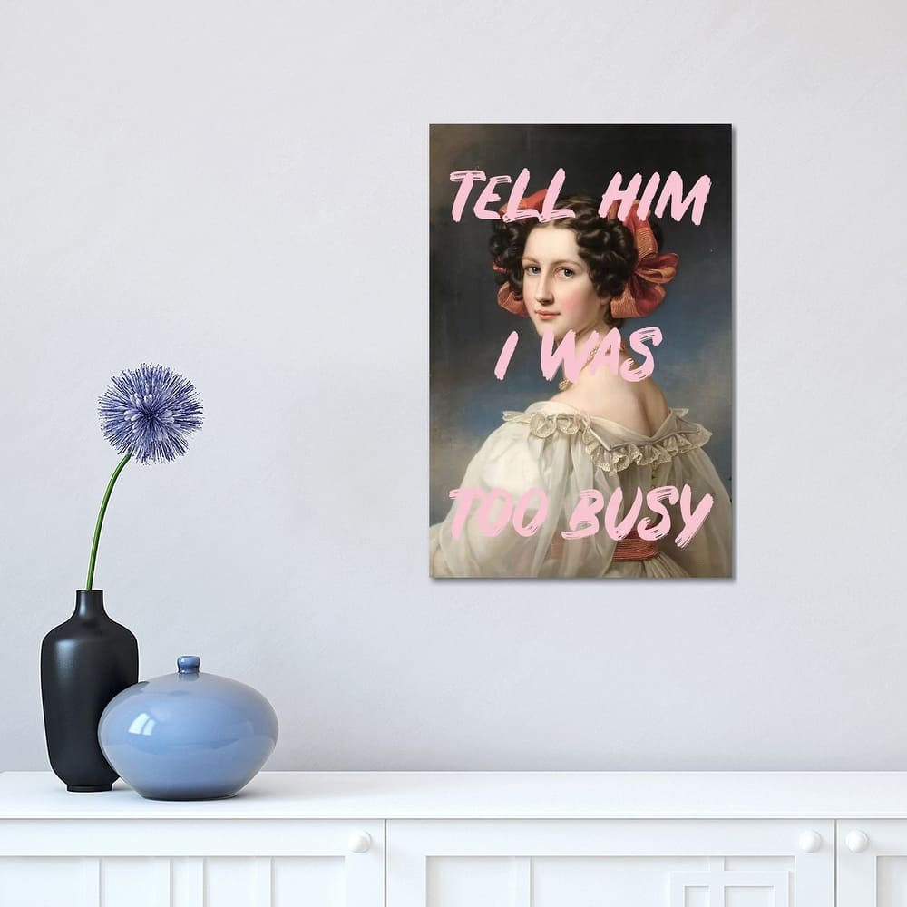 iCanvas "Too Busy" by Ruby and B Canvas Print