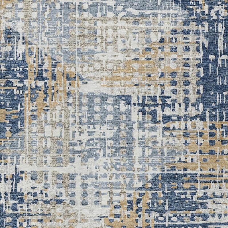 HomeRoots Geometric Transitional Rectangle Outdoor Rug