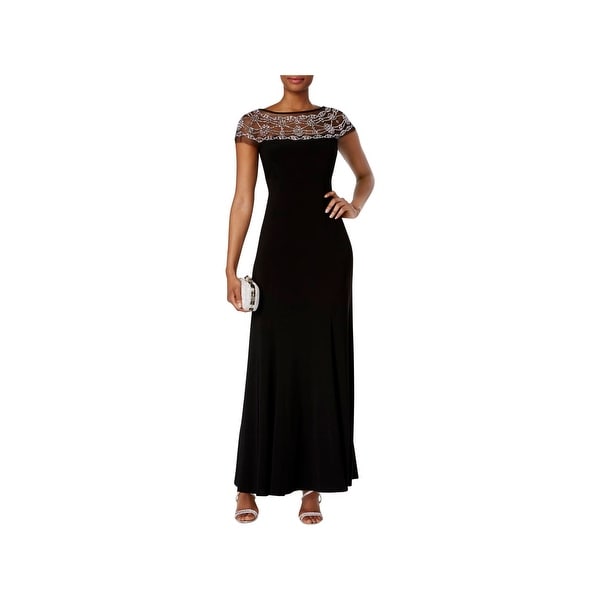 Shop R & M Richards Women's Lace Accented Empire Dress - Free Shipping ...