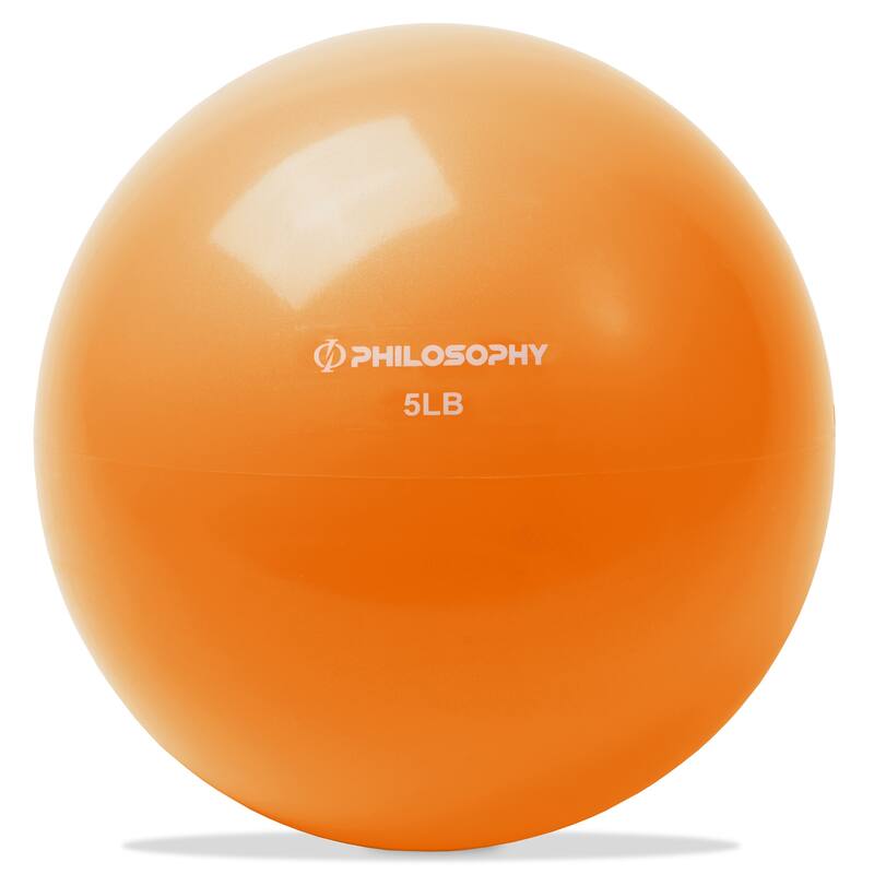 Toning Ball Soft Weighted Mini Medicine Ball - 5 LB