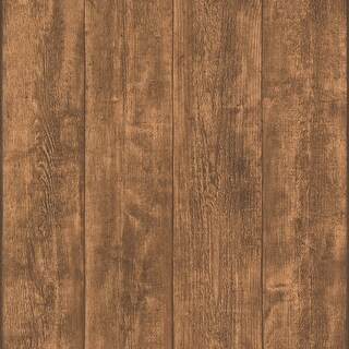 Galerie Wallcoverings Woods and Wicker Collection Vintage Wood Effect Matte Finish Vinyl on Non-woven Wallpaper Roll