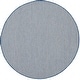 preview thumbnail 85 of 119, Nourison Courtyard Indoor/Outdoor Modern Geometric Area Rug 4' x Round - Ivory/Blue