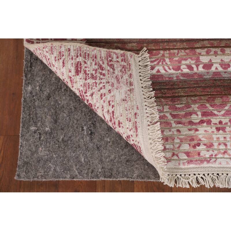 Abstract / Modern Accent Rug Handmade Oriental Wool Carpet - 2'8"x 4'8"