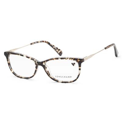 Longchamp Women's 54mm Havana Aqua Opticals