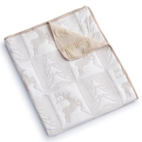 Novelty Holiday Matelasse Style Reversible Throw Blanket - On Sale