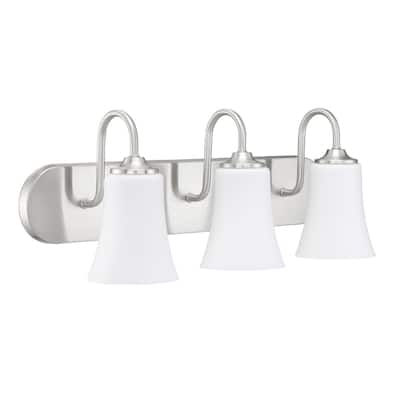 Craftmade Gwyneth 3 Light 24" Wide Bathroom Vanity Light with Frosted