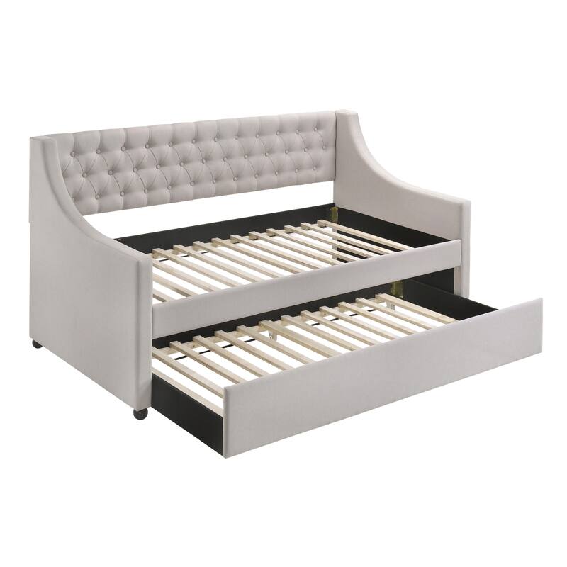Capitola Fog Upholstered Daybed with Casters